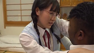 英語を毎日 教えてくれる黒人先生を好きになってしまったポニーテールの女性 動画のサムネイル